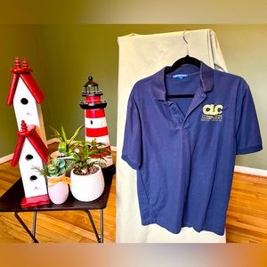 Medium Port Authority cotton blend polo shirt